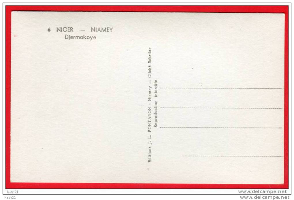 - CPA - Carte Postale - France - Afrique A.O.F - Niger - Niamey - Djermakoye - - Niger