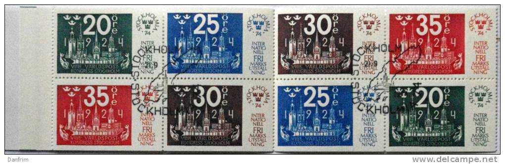 Sweden  1974 STOKHOLMIA 74   Markenheftchen MH 45 MiNr.846-849 ( Lot Ks 171) - 1951-80