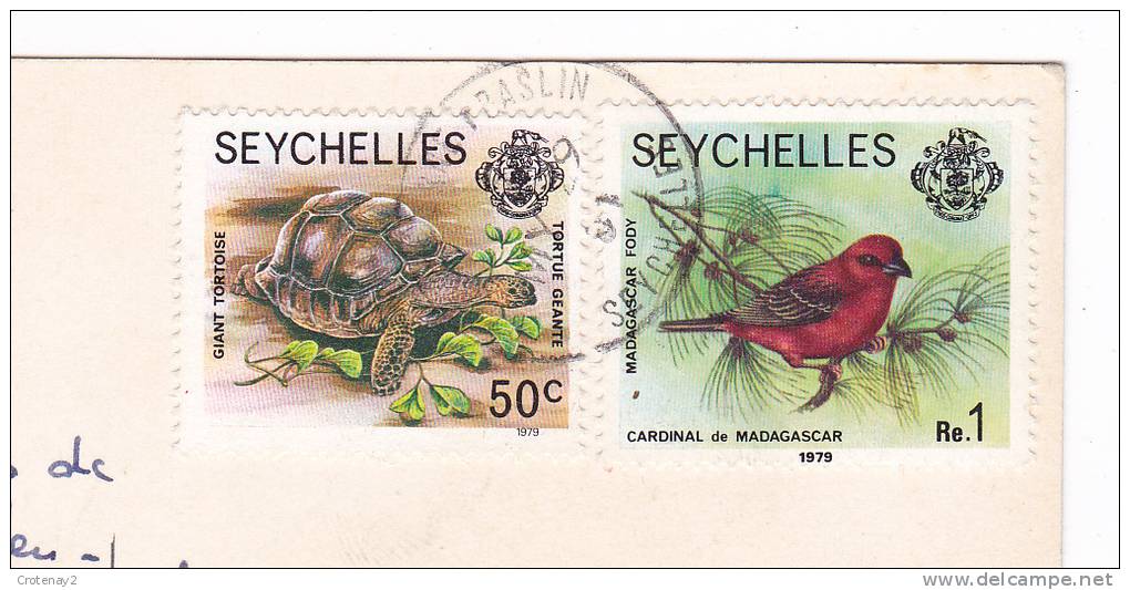 Seychelles Pêcheur Et Ses Poissons Voir Beaux Timbres Tortue Et Oiseau Cardinal De Madagascar - Seychellen