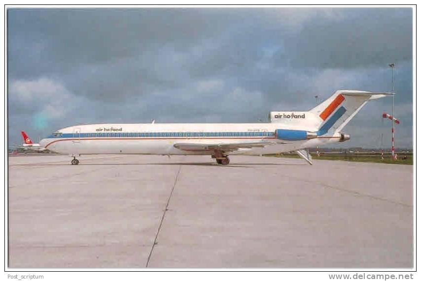 Thème - Transport - Avion -  USP Postcard N° 23- 9*14 Cm - Boeing B 727 2H3 PH AHB - Air Holland à Amsterdam - 1946-....: Moderne