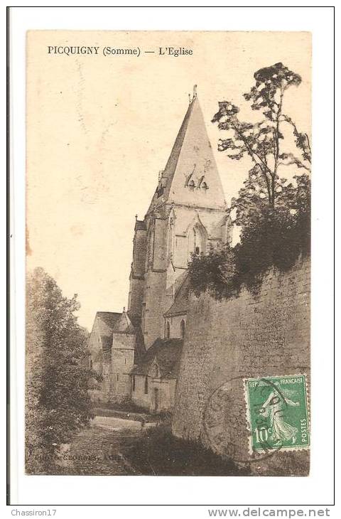 80 - PICQUIGNY  -  L' Eglise - Picquigny