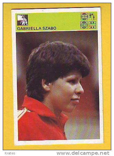 Svijet Sporta Cards - Gabriella Szabo    354 - Tennis De Table