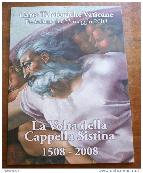 VATICANO 2008 -  OFFICIAL FOLDER "LA VOLTA DELLA CAPPELLA SISTINA" - Vaticano