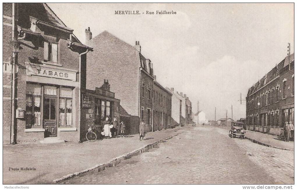 Merville (59) Tabacs Rue Faidherbe - Merville