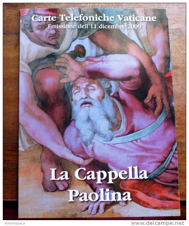 VATICANO 2009 -  OFFICIAL FOLDER "LA CAPPELLE PAOLINA" - Vatican