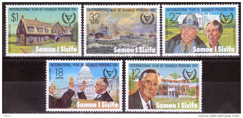 Samoa 1981 Roosvelt MNH** - Lot. 947 - Samoa