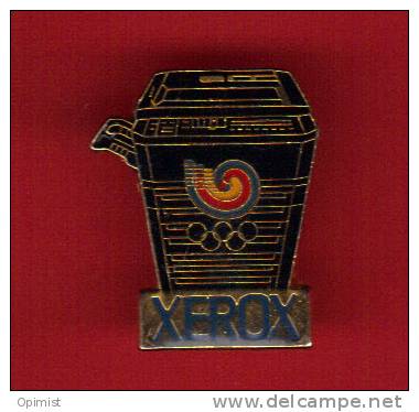 22983-pin's Informatique.xerox.jeux Olympiques.signé 1983 Sloog - Informatique