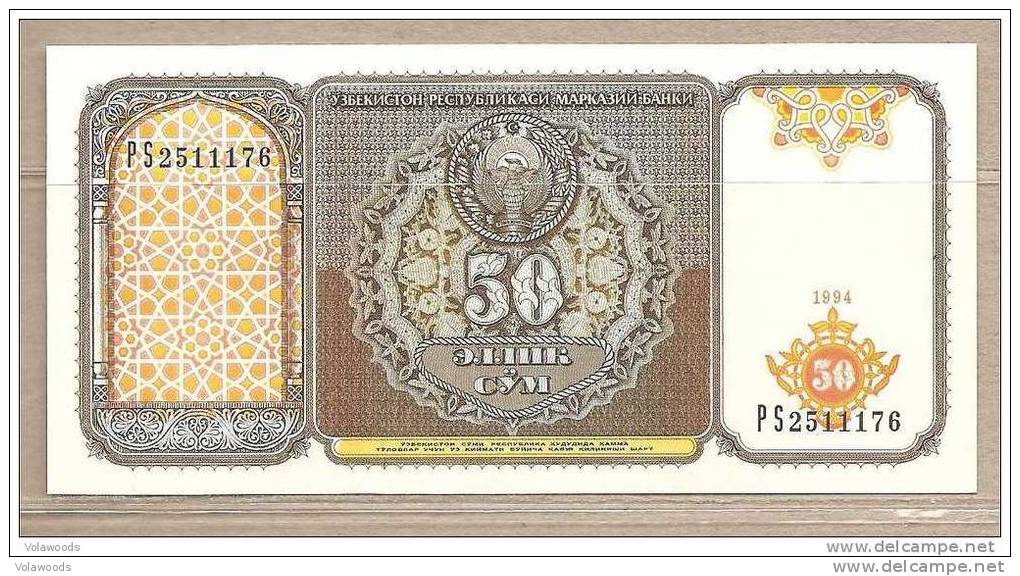 Uzbekistan - Banconota Non Circolata Da 50 Som - 1994 - Uzbekistan