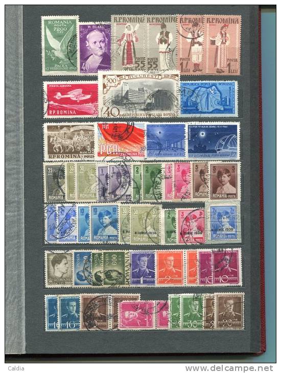 B Roumanie Romania Rumänien Timbres - Stamps Collection > 250 - Collections