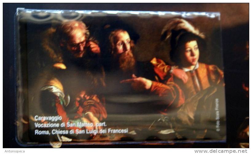 VATICANO 2010 -  OFFICIAL FOLDER "CARAVAGGIO NELLE CHIESE DI ROMA" S,LUIGI DEI FRACESI - Vatican