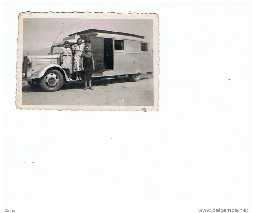 Camion Motorhome Photo Format 6 Cm / 9 Cm - Transporter & LKW