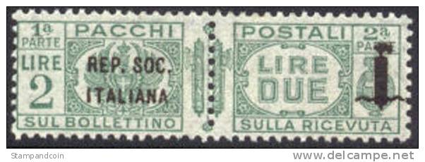 Q8 Mint Hinged 2l Parcel Post From 1944 - Pacchi Postali