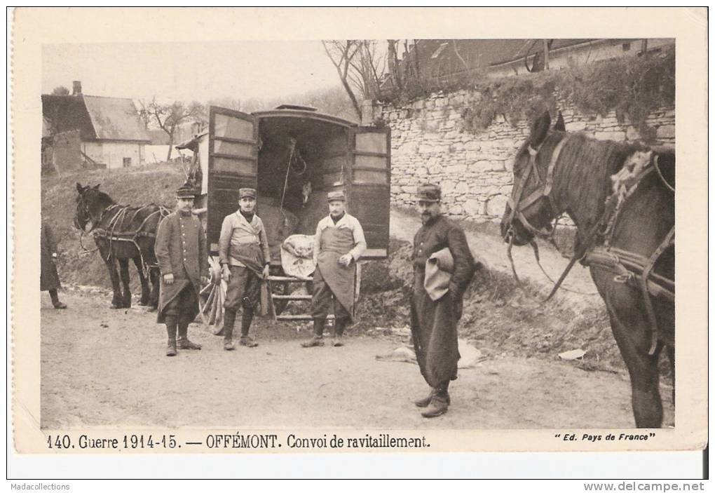 Offemont (90) : Convoi De Ravitaillement En 1914-15 - Offemont