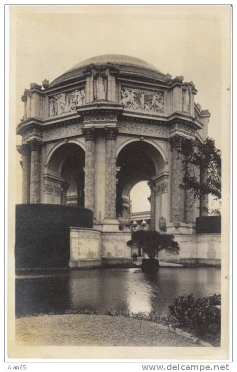 1915 San Francisco Panama-Pacific Expo, Palace Of Fine Arts, Architecture, C1910s Vintage Real Photo Postcard - Exhibitions