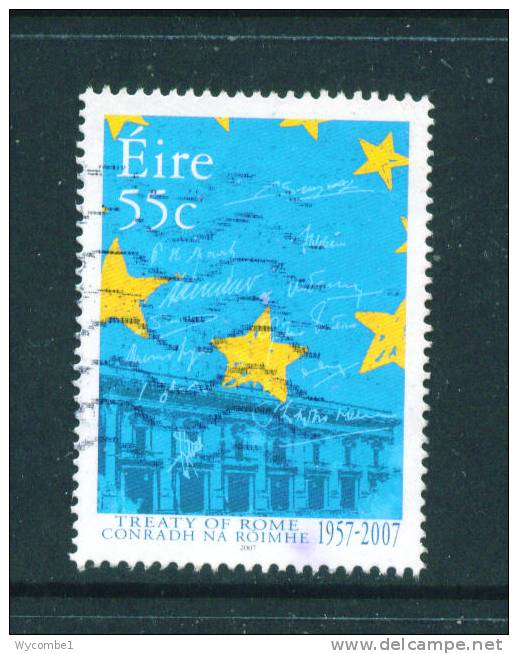 IRELAND  -  2007  Treaty Of Rome  55c  FU  (stock Scan) - Used Stamps