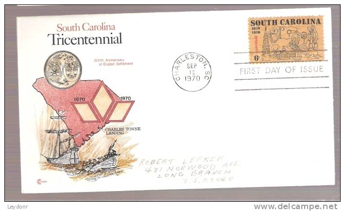 FDC South Carolina - 1961-1970