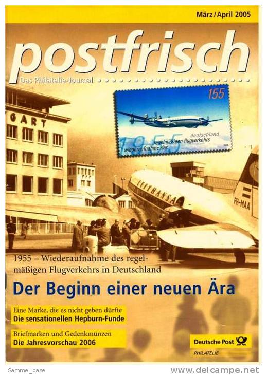 Postfrisch Philatelie-Journal  ,  3 / 4 - 2005  ,  1955 Flugverkehr : Der Beginn Einer Neuen Ära - Allemand (àpd. 1941)