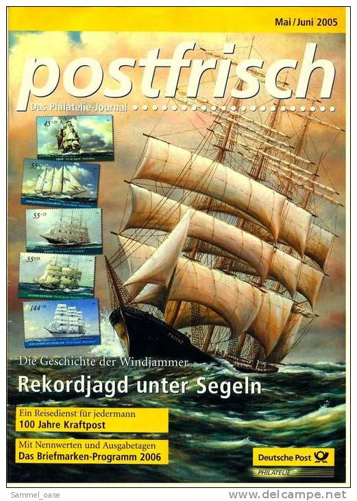 Postfrisch Philatelie-Journal  ,  5 / 6 - 2005  ,  Ein Reisedienst Für Jedermann : 100 Jahre Kraftpost - German (from 1941)