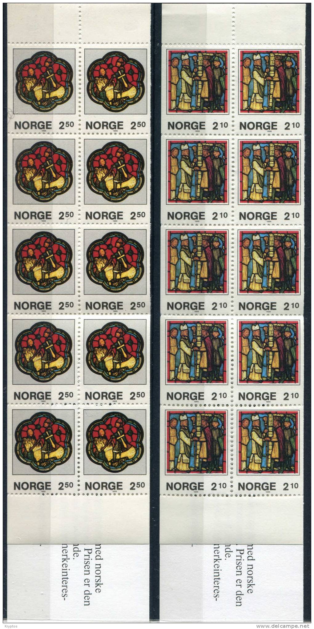 Norway 1986 - Christmas - Complete Booklet Set - Postzegelboekjes