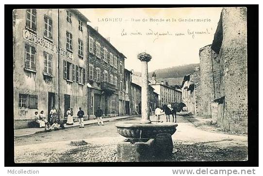 01 LAGNIEU / Rue De Ronde Et La Gendarmerie / - Non Classés