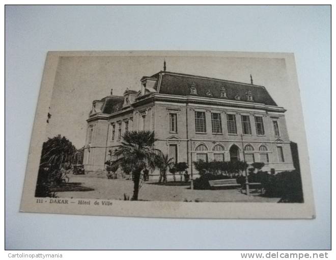 Dakar Hotel De Ville Afrique Occidentale Francese - Togo