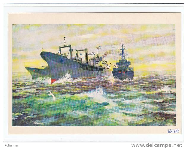 PO4602# MARINA MILITARE RUSSA - CCCP - NAVE GUERRA - TANKER BORIS CHILIKIN  No VG - Warships