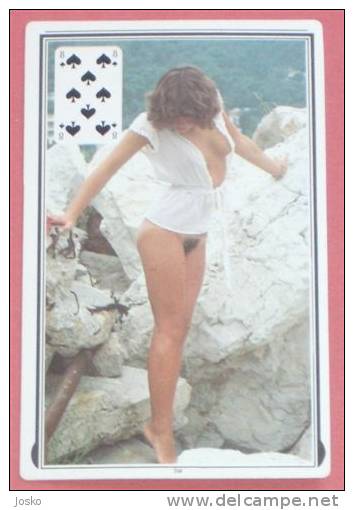 EROTIK ( Small Calendar ) Erotic Erotique Erotica Erotiek Sexy Sex Nude érotisme Petit Calendrier Calendario Kalender - Kleinformat : 1981-90