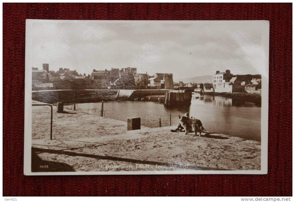 UK - England, ISLE OF MAN, Gastletown From The Pier - Isle Of Man