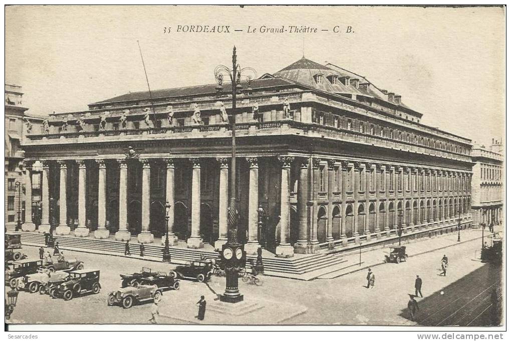 BORDEAUX - LE GRAND THÉÂTRE - PHOTOTYPE CH. C.HAMBON - Bordeaux