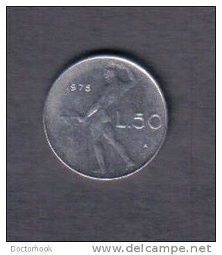 ITALY   50  LIRE  1975 (KM # 95) - 50 Lire