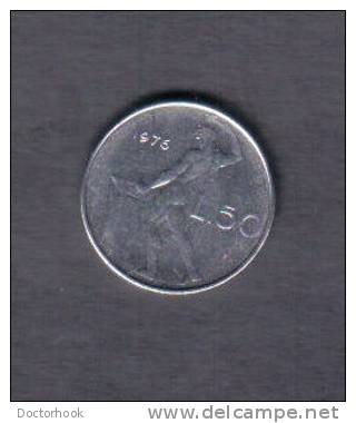 ITALY   50  LIRE  1976 (KM # 95) - 50 Lire