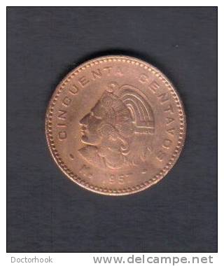 MEXICO    50 CENTAVOS  1957 (KM # 450) - Mexiko