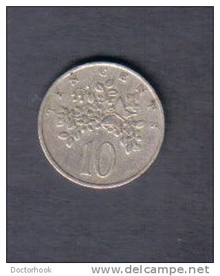 JAMAICA   10  CENTS 1969 (KM # 47) - Jamaique