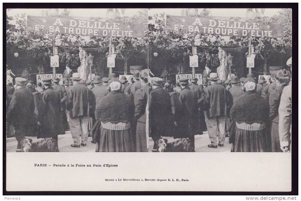 0162 - PARIS - Parade à La Foire Au Pain D'Epices -  Dos Non Divisé - Petits Métiers à Paris