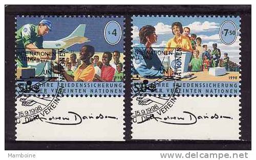 ONU  VIENNE 1998  N°  284 + 285  Oblitéré - Used Stamps