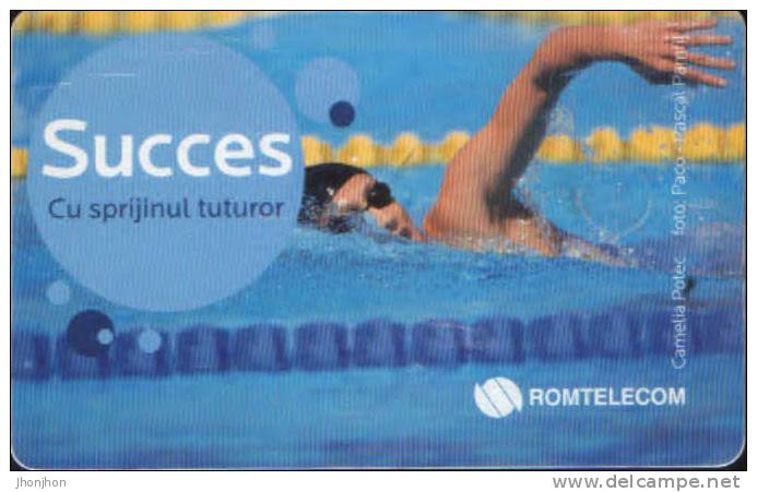 Romania-2008-Camelia Potec, Olympic And European Champion In Swimming--2/scan S - Sport