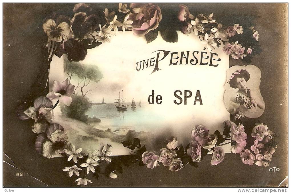 Une Pensée De Spa 1911 - Spa