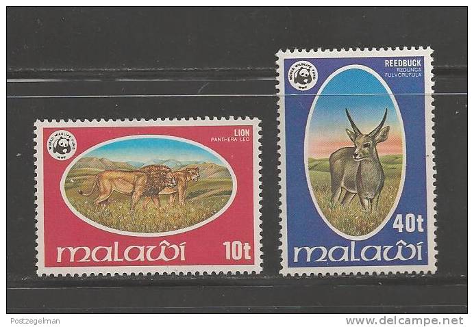 MALAWI 1978 Mint Never Hinged Stamps  WWF Nature Protection (2 Values Nrs. Between 297=300 - Malawi (1964-...)