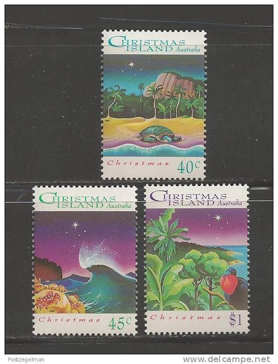 CHRISTMAS ISLAND Mint Never Hinged Stamps Christmas 3 Values Only - Christmaseiland