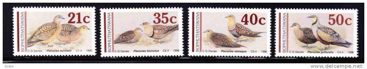 Bophuthatswana - 1990 - SandGrouse - Full Set - Bophuthatswana