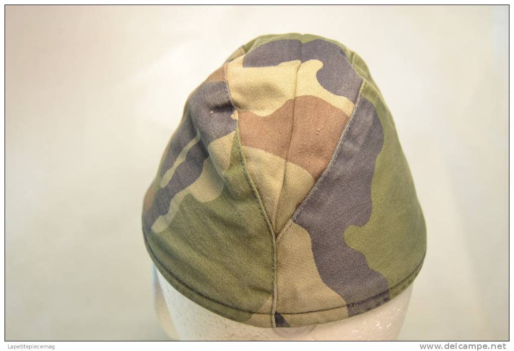 Casquette Taille 55  Armée Française Visière Basse, Camouflé (style Algérie / Bigeard) Airsoft Paintball Chasse Nature.. - Helme & Hauben