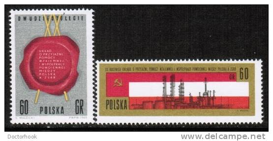 POLAND    Scott #  1317-8**  VF MINT NH - Unused Stamps