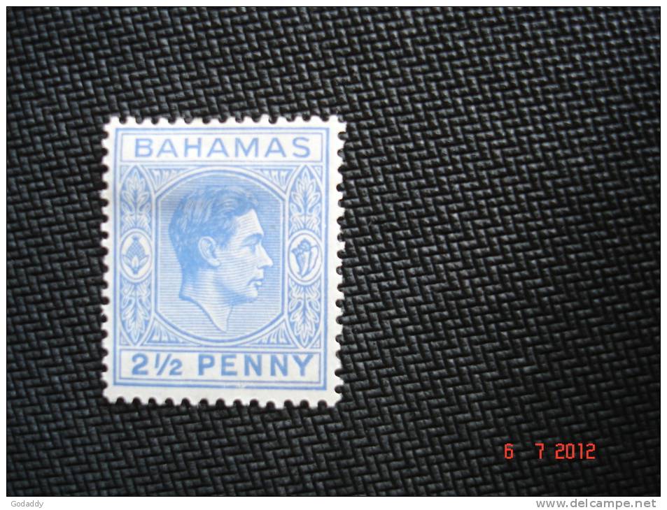 Bahamas 1938 KG VI   21/2d   SG153   MH - 1859-1963 Crown Colony