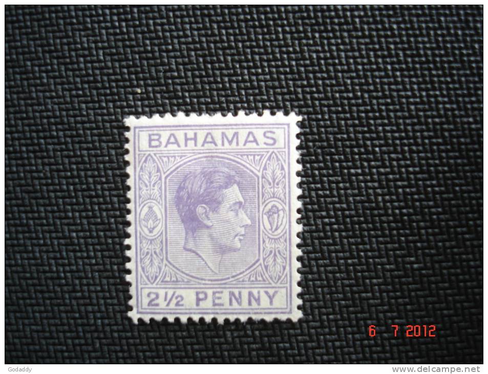 Bahamas 1938 KG VI   21/2d   SG153a  MH - 1859-1963 Kolonie Van De Kroon