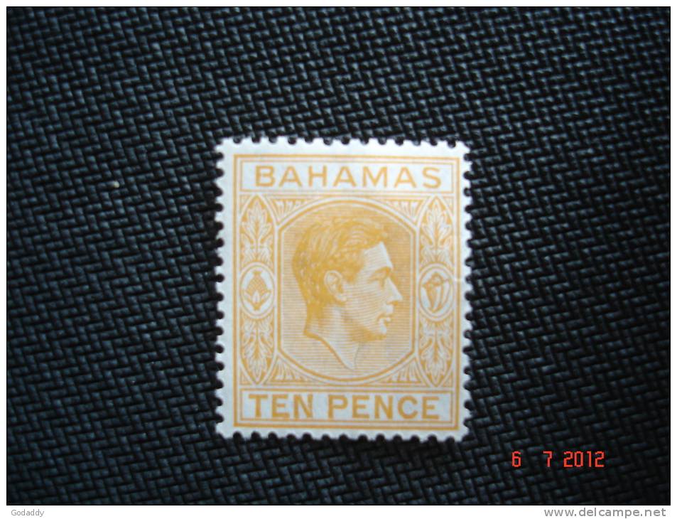 Bahamas 1938 KG VI   10d   SG154c  MH - 1859-1963 Colonie Britannique