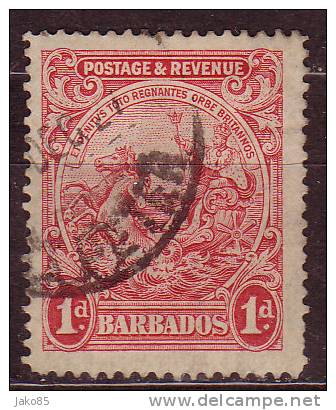 - BARBADES - 1930 - YT N° 168B - Oblitéré  - - Barbades (...-1966)