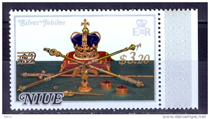 Niue 1977 25th Anniv. Of Reign Of Elizabeth II MNH** - Lot. 961 - Niue