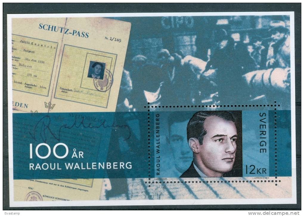 SWEDEN -2012. Raoul Wallenberg MNH! - Nuovi