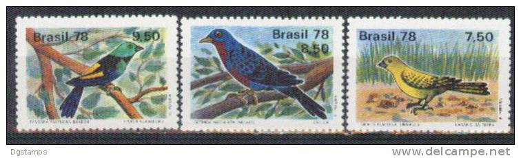 Brasil 1978 YT 1310-12 ** Proteccion De La Naturaleza. Aves. Ver Descripción Completa. See Full Description. - Neufs