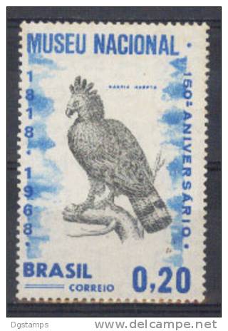 Brasil 1968 YT 855 ** Sesquicentenario Del Museo Nacional De Rio De Janeiro. Aguila Arpia. - Ungebraucht